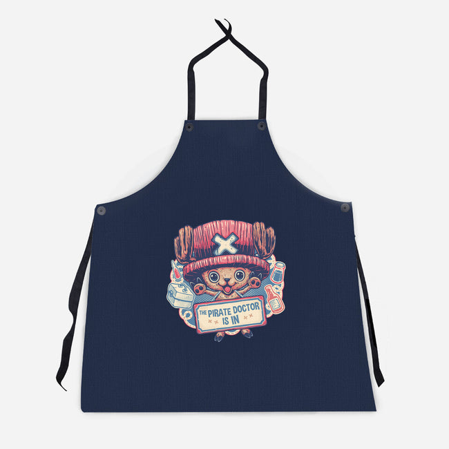 The Pirate Doctor Is In-Unisex-Kitchen-Apron-glitchygorilla