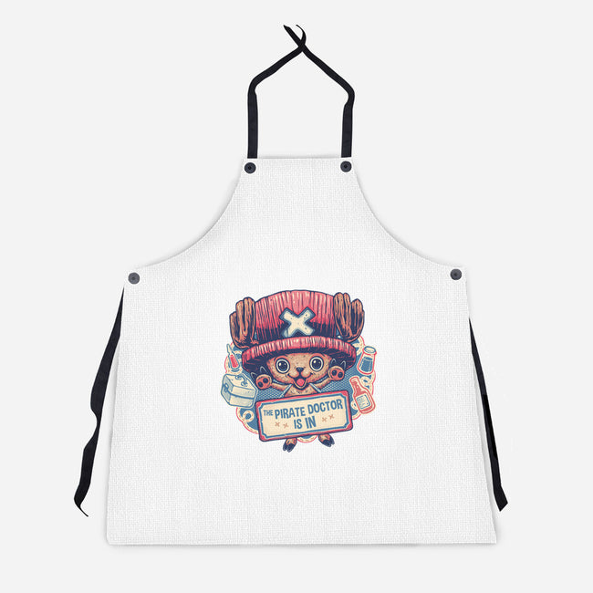 The Pirate Doctor Is In-Unisex-Kitchen-Apron-glitchygorilla