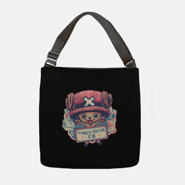 The Pirate Doctor Is In-None-Adjustable Tote-Bag-glitchygorilla