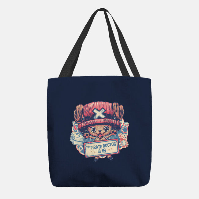 The Pirate Doctor Is In-None-Basic Tote-Bag-glitchygorilla