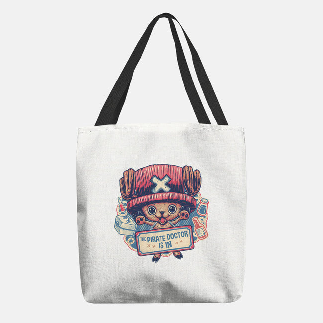 The Pirate Doctor Is In-None-Basic Tote-Bag-glitchygorilla