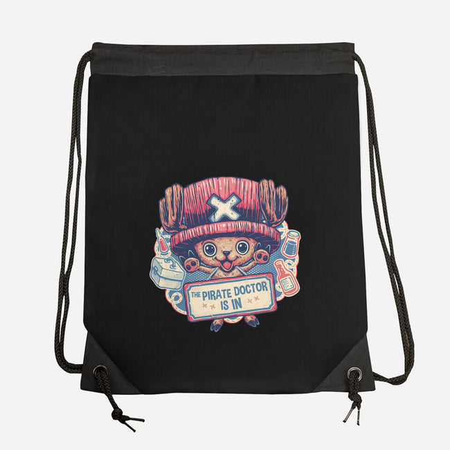 The Pirate Doctor Is In-None-Drawstring-Bag-glitchygorilla