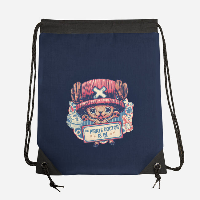 The Pirate Doctor Is In-None-Drawstring-Bag-glitchygorilla