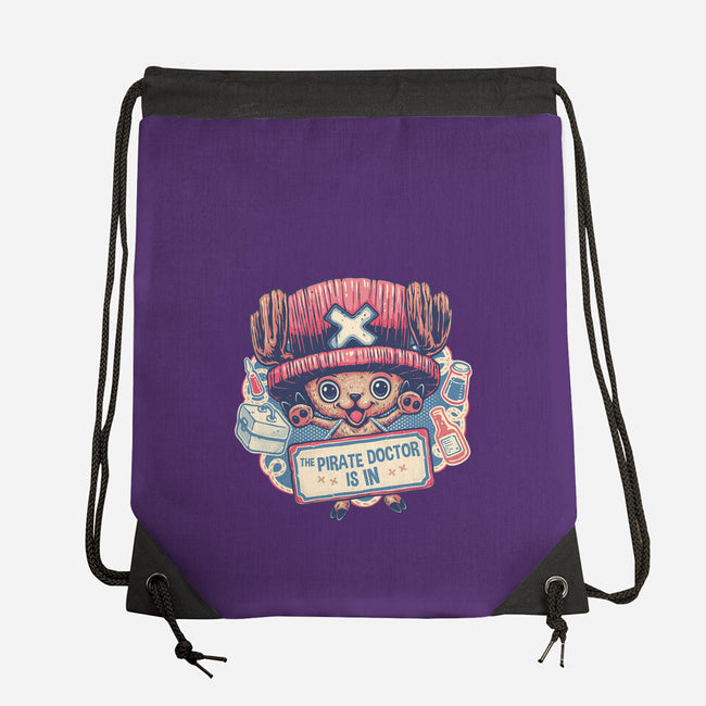 The Pirate Doctor Is In-None-Drawstring-Bag-glitchygorilla