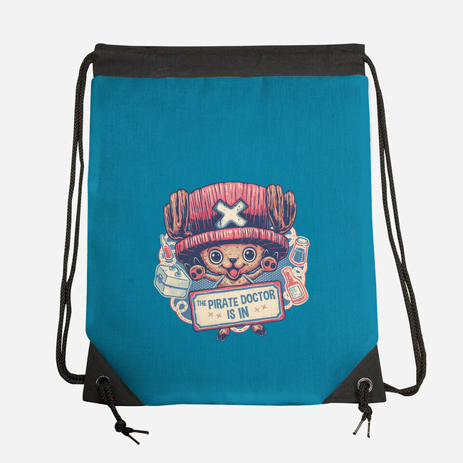 The Pirate Doctor Is In-None-Drawstring-Bag-glitchygorilla