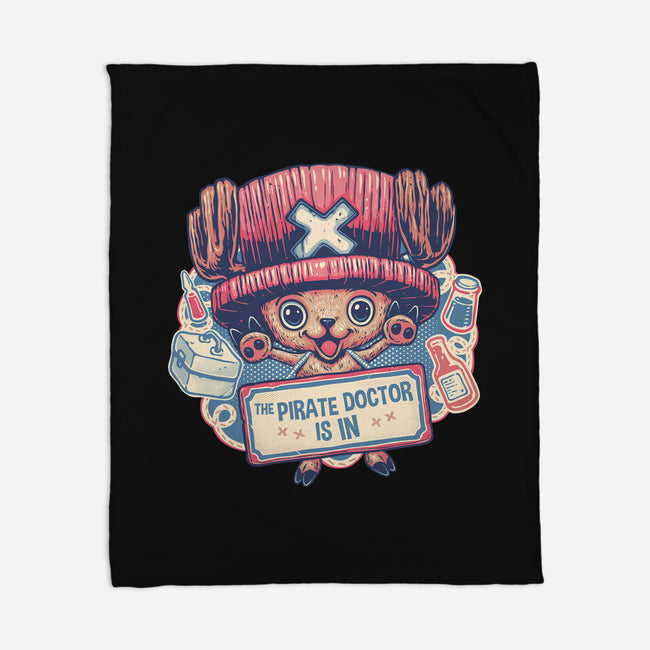 The Pirate Doctor Is In-None-Fleece-Blanket-glitchygorilla