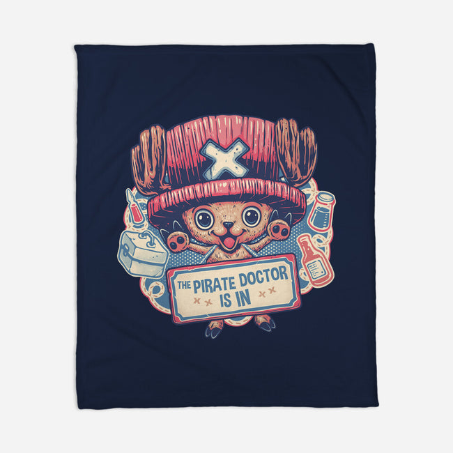 The Pirate Doctor Is In-None-Fleece-Blanket-glitchygorilla
