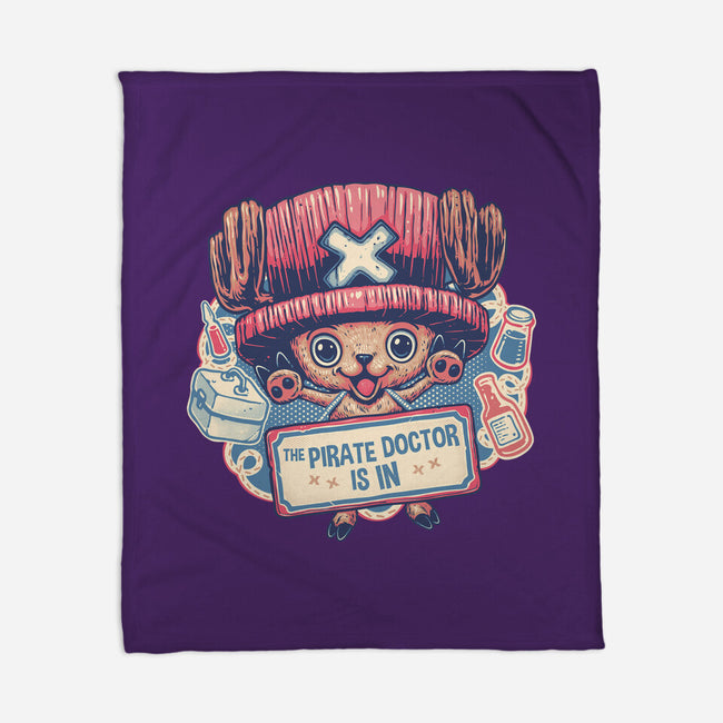 The Pirate Doctor Is In-None-Fleece-Blanket-glitchygorilla
