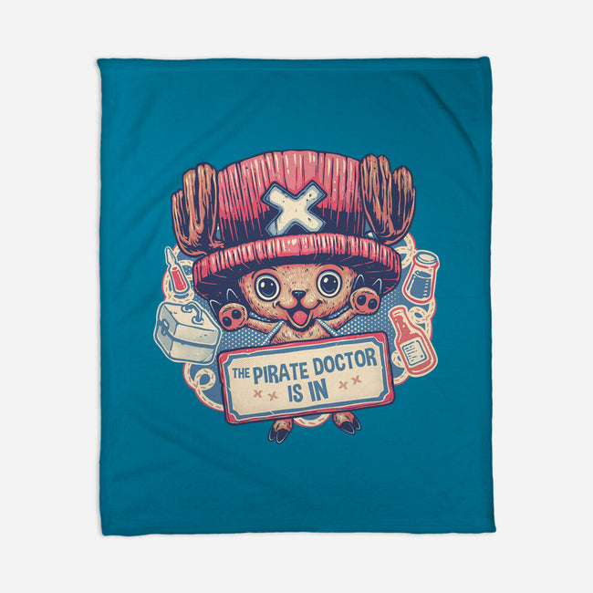 The Pirate Doctor Is In-None-Fleece-Blanket-glitchygorilla