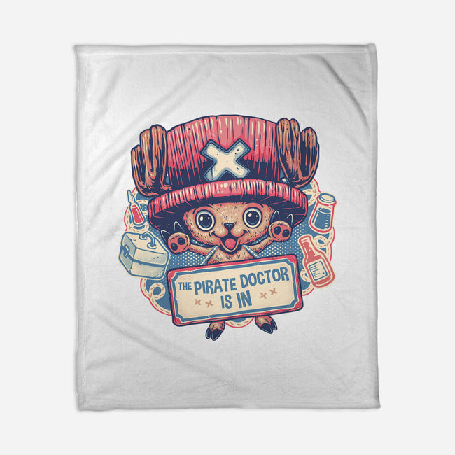 The Pirate Doctor Is In-None-Fleece-Blanket-glitchygorilla