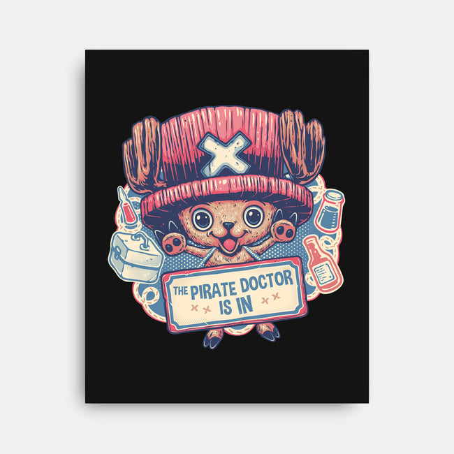 The Pirate Doctor Is In-None-Stretched-Canvas-glitchygorilla