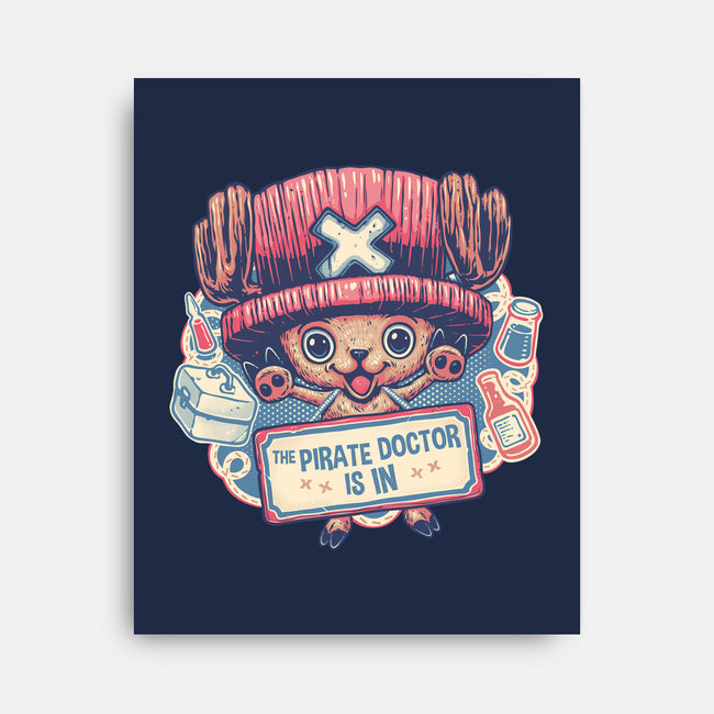 The Pirate Doctor Is In-None-Stretched-Canvas-glitchygorilla