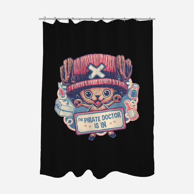 The Pirate Doctor Is In-None-Polyester-Shower Curtain-glitchygorilla