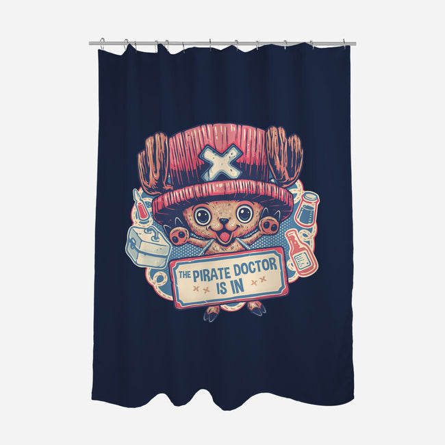 The Pirate Doctor Is In-None-Polyester-Shower Curtain-glitchygorilla