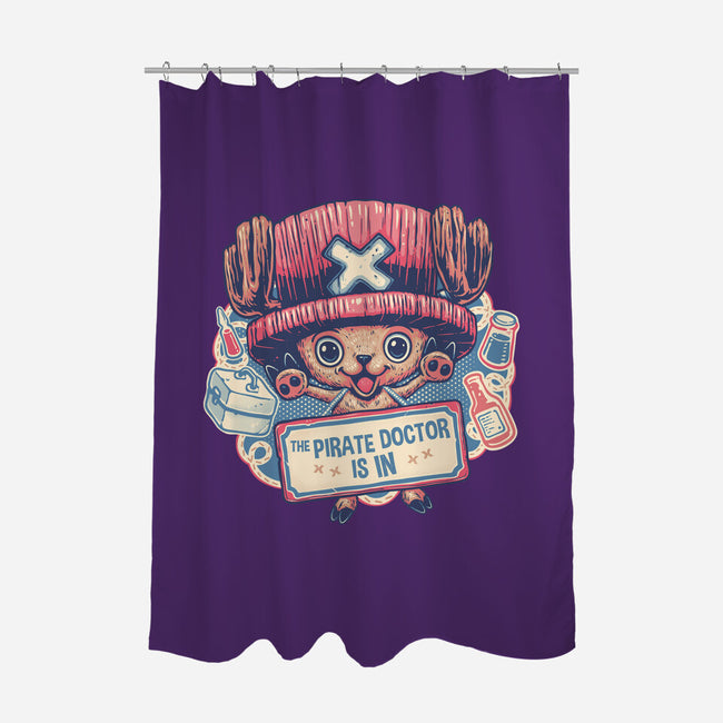 The Pirate Doctor Is In-None-Polyester-Shower Curtain-glitchygorilla