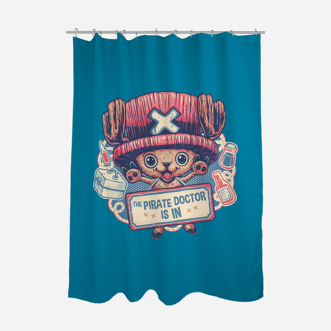 The Pirate Doctor Is In-None-Polyester-Shower Curtain-glitchygorilla