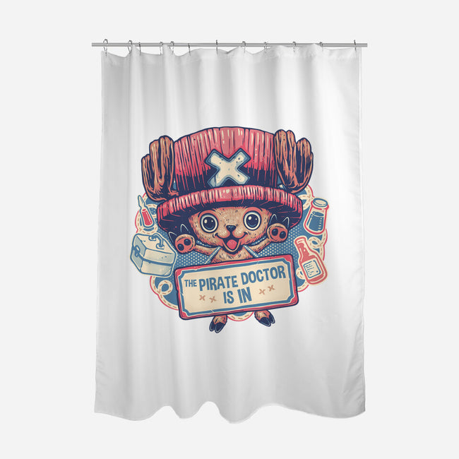 The Pirate Doctor Is In-None-Polyester-Shower Curtain-glitchygorilla