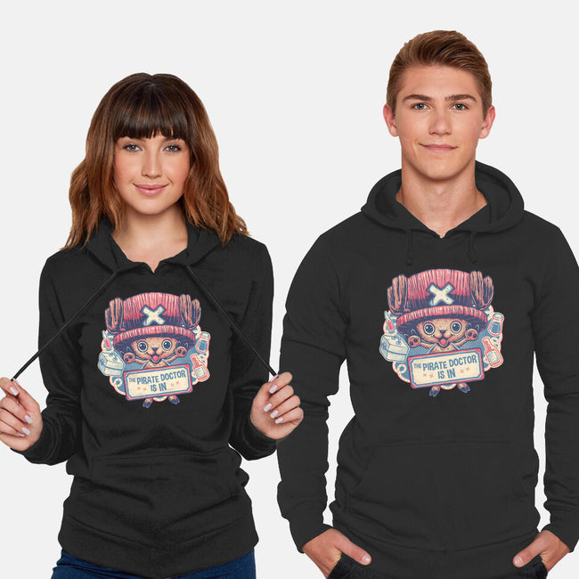 The Pirate Doctor Is In-Unisex-Pullover-Sweatshirt-glitchygorilla