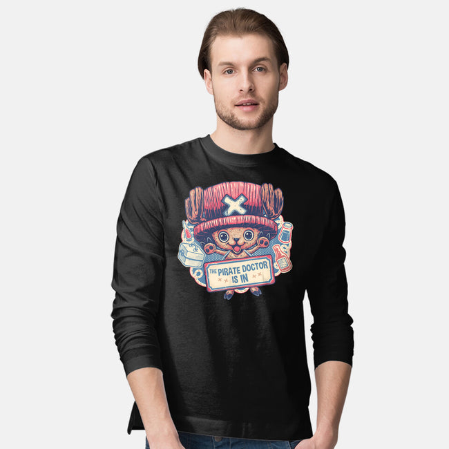 The Pirate Doctor Is In-Mens-Long Sleeved-Tee-glitchygorilla