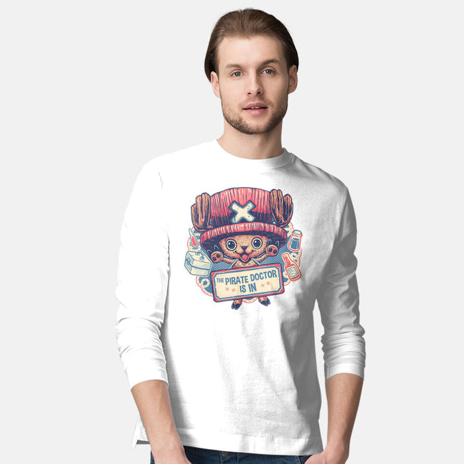 The Pirate Doctor Is In-Mens-Long Sleeved-Tee-glitchygorilla