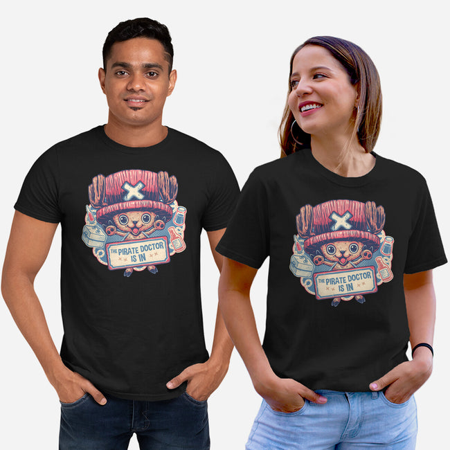 The Pirate Doctor Is In-Unisex-Basic-Tee-glitchygorilla