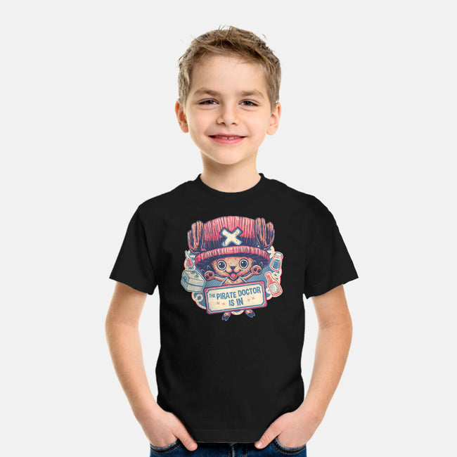 The Pirate Doctor Is In-Youth-Basic-Tee-glitchygorilla