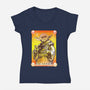 The Hermit-Womens-V-Neck-Tee-kharmazero