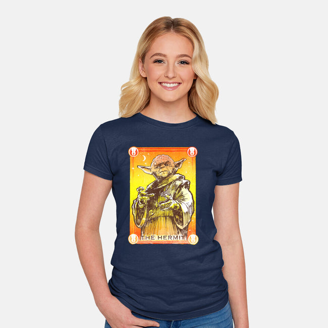 The Hermit-Womens-Fitted-Tee-kharmazero