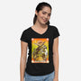 The Hermit-Womens-V-Neck-Tee-kharmazero