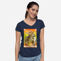 The Hermit-Womens-V-Neck-Tee-kharmazero