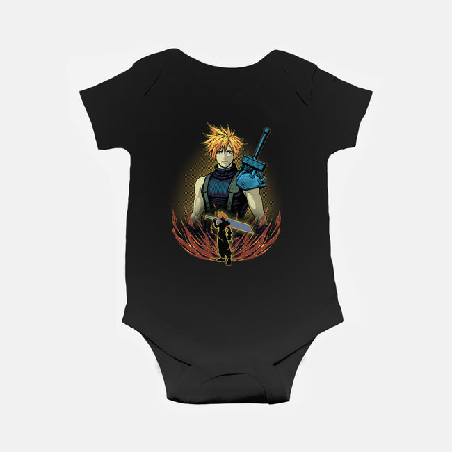 Buster Blade Shadowwork-Baby-Basic-Onesie-Astrobot Invention