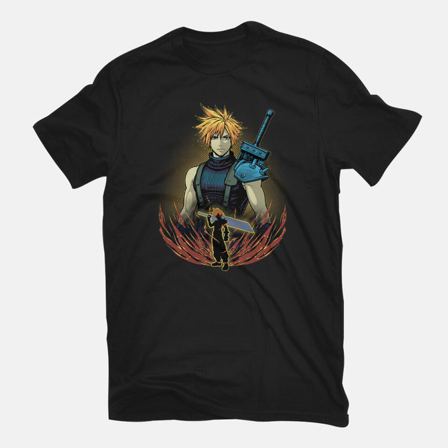 Buster Blade Shadowwork-Womens-Fitted-Tee-Astrobot Invention