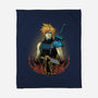 Buster Blade Shadowwork-None-Fleece-Blanket-Astrobot Invention