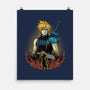 Buster Blade Shadowwork-None-Matte-Poster-Astrobot Invention