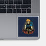 Buster Blade Shadowwork-None-Glossy-Sticker-Astrobot Invention