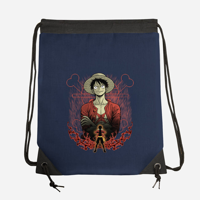 Straw Hat Captain Shadowwork-None-Drawstring-Bag-Astrobot Invention