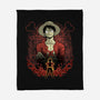 Straw Hat Captain Shadowwork-None-Fleece-Blanket-Astrobot Invention