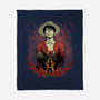 Straw Hat Captain Shadowwork-None-Fleece-Blanket-Astrobot Invention
