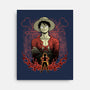 Straw Hat Captain Shadowwork-None-Stretched-Canvas-Astrobot Invention