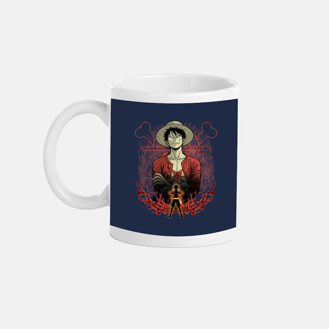 Straw Hat Captain Shadowwork-None-Mug-Drinkware-Astrobot Invention