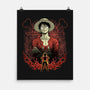 Straw Hat Captain Shadowwork-None-Matte-Poster-Astrobot Invention