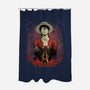 Straw Hat Captain Shadowwork-None-Polyester-Shower Curtain-Astrobot Invention