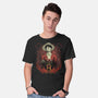 Straw Hat Captain Shadowwork-Mens-Basic-Tee-Astrobot Invention
