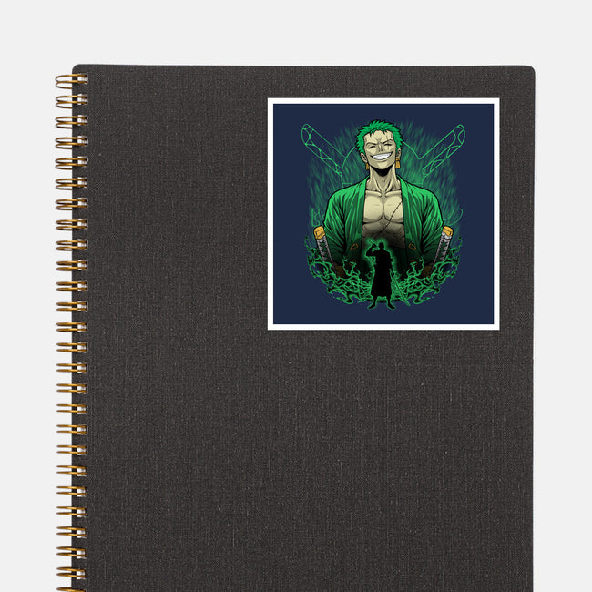Pirate Hunter Shadowwork-None-Glossy-Sticker-Astrobot Invention