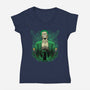 Pirate Hunter Shadowwork-Womens-V-Neck-Tee-Astrobot Invention
