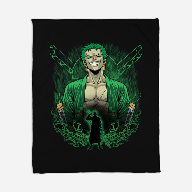 Pirate Hunter Shadowwork-None-Fleece-Blanket-Astrobot Invention