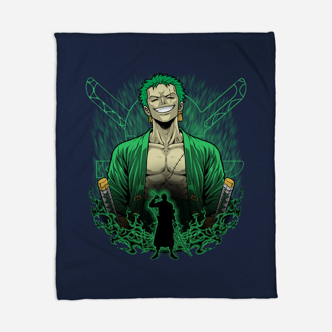 Pirate Hunter Shadowwork-None-Fleece-Blanket-Astrobot Invention