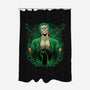 Pirate Hunter Shadowwork-None-Polyester-Shower Curtain-Astrobot Invention