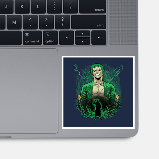 Pirate Hunter Shadowwork-None-Glossy-Sticker-Astrobot Invention