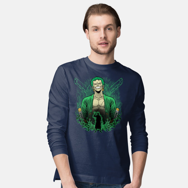 Pirate Hunter Shadowwork-Mens-Long Sleeved-Tee-Astrobot Invention
